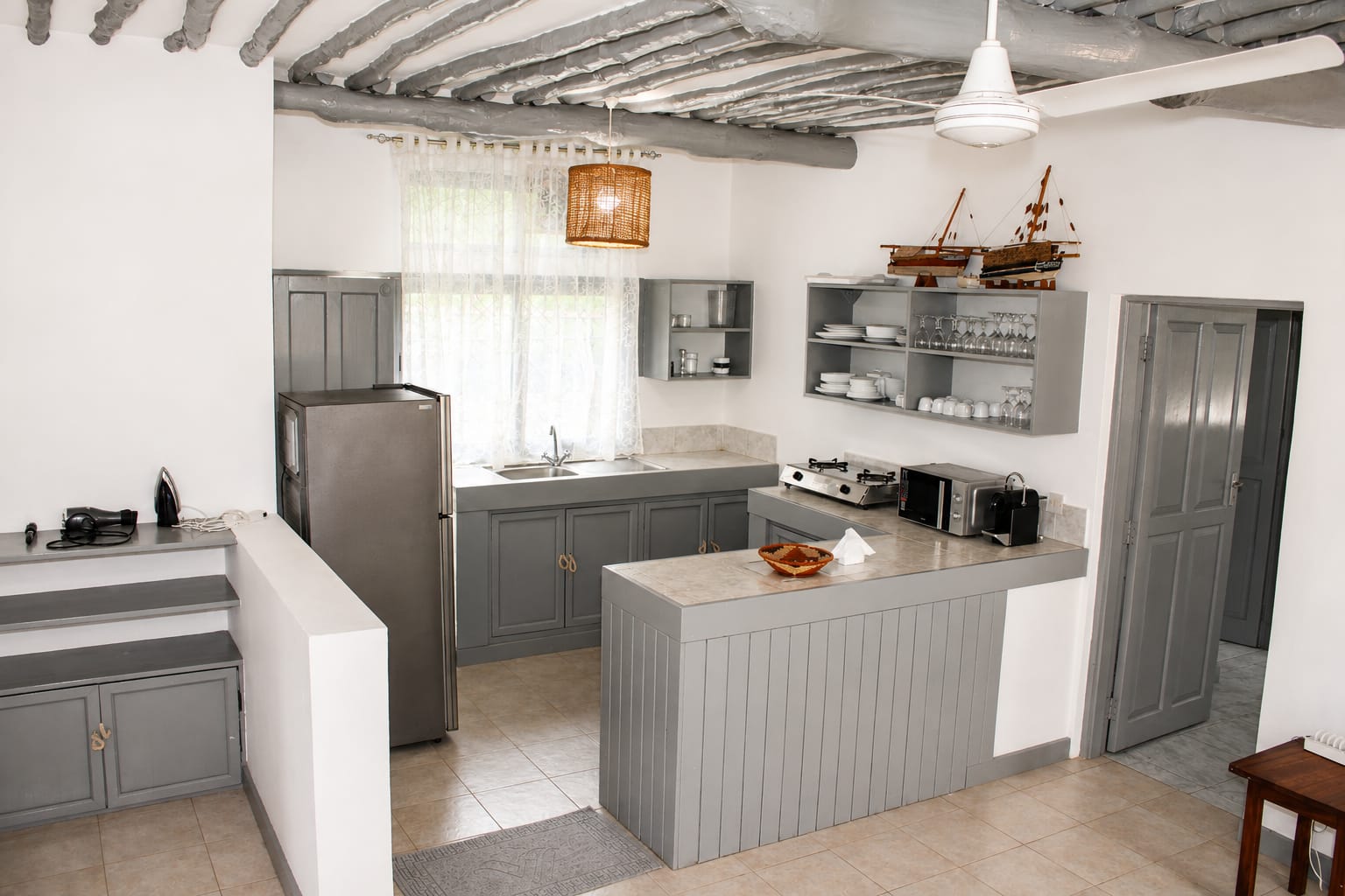 Kitchen area in villa favours watamu