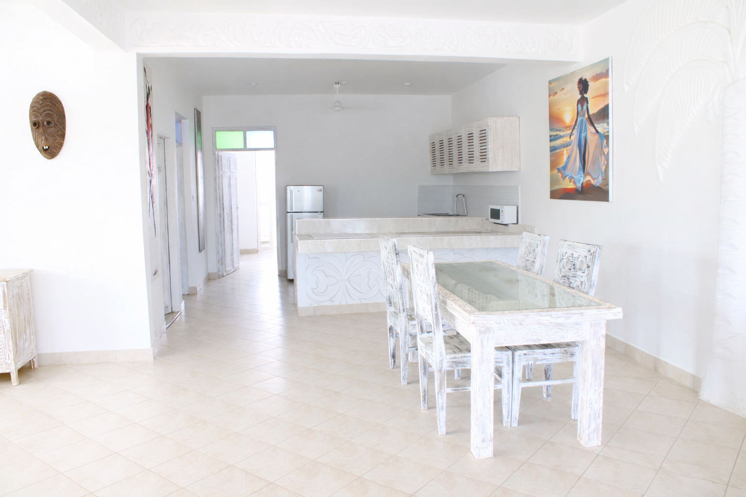 dining area lilies apartment watamu