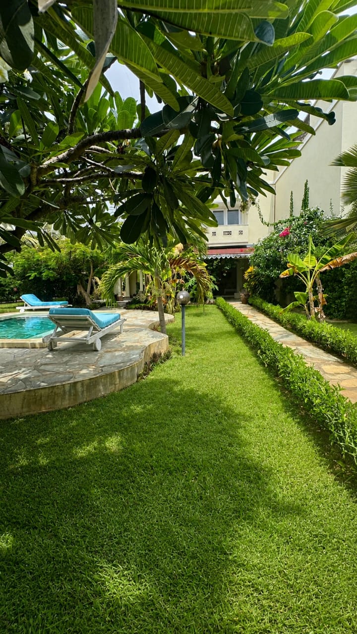 Private garden at Villa Juliana in Watamu